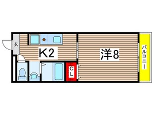 ＨＩＬＬＳＹＡＭＡＺＡＴＯの物件間取画像